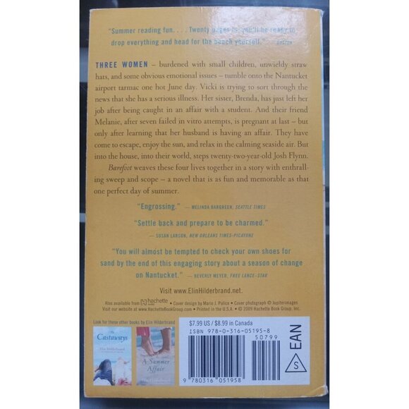 Barefoot by Elin Hilderbrand PB Summer Beach Read Women’s Fiction - Picture 2 of 2